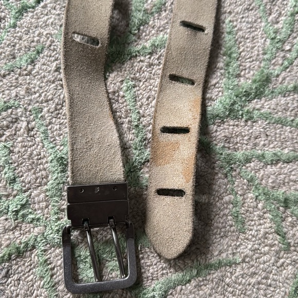 Vintage Hurley teal Y2K leather belt L - Picture 3 of 3